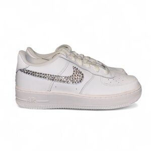 Nike Air Force 1’s Low Tops All Sizes Diamond Luxe Crystals Ticks New With Box